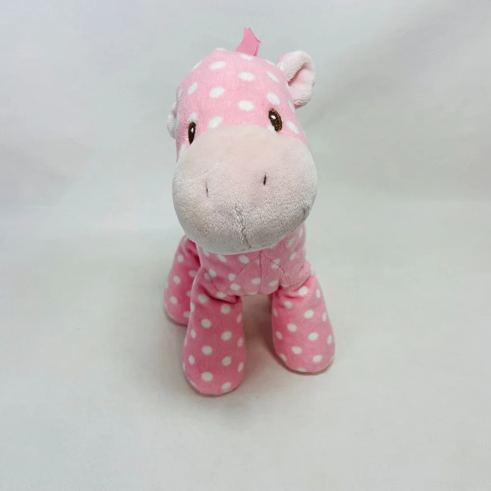 Baby Gund Lolly & Friends Pink White Polka Dots 9